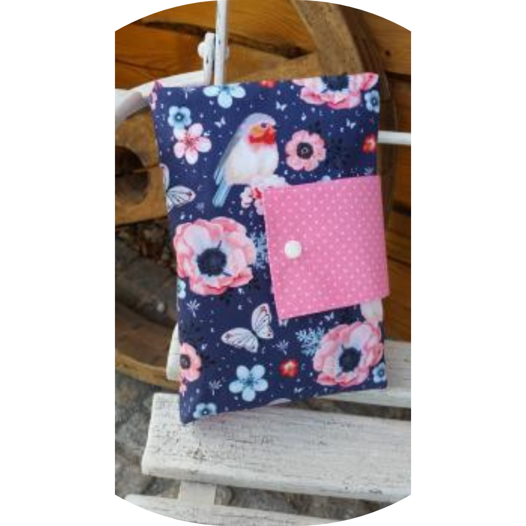 VÖGELCHEN MARINE ROSA Windeltasche XXL