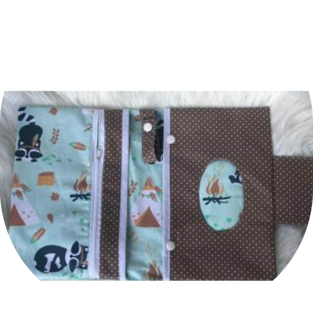 WALDTIERE MINT Windeltasche XXL