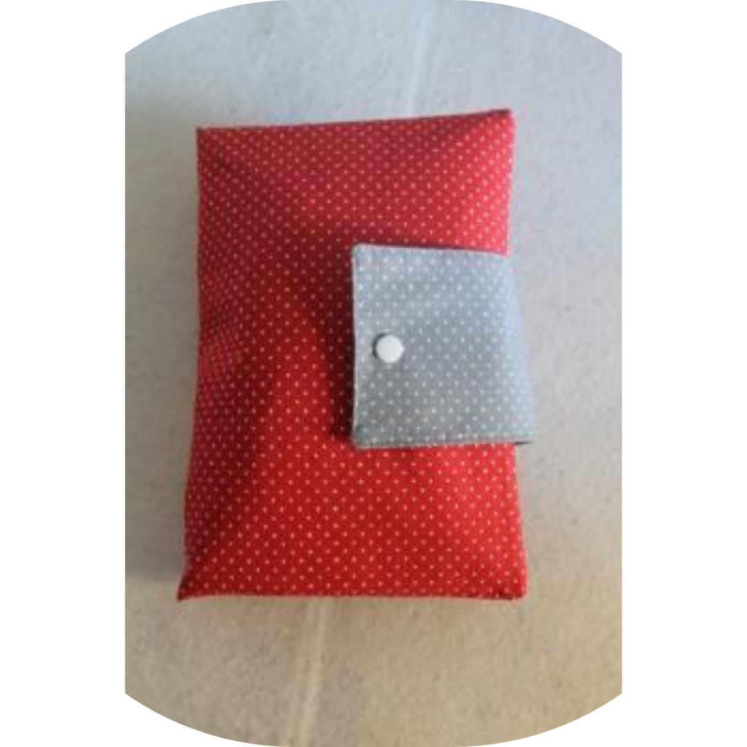PUNKTE ROT WIndeltasche XXL