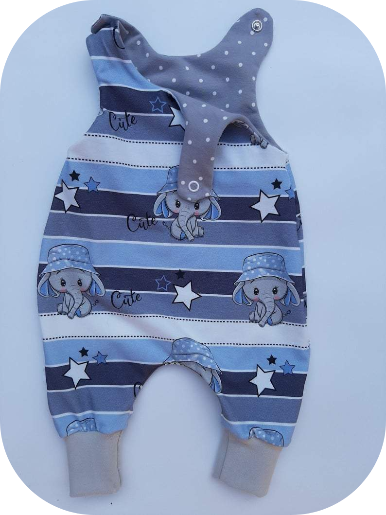 ELEFANT BLAU Strampler