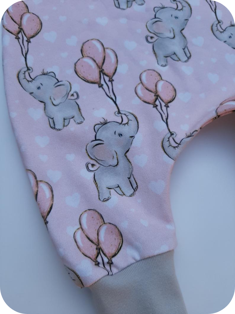 ELEFANT ROSA Strampler