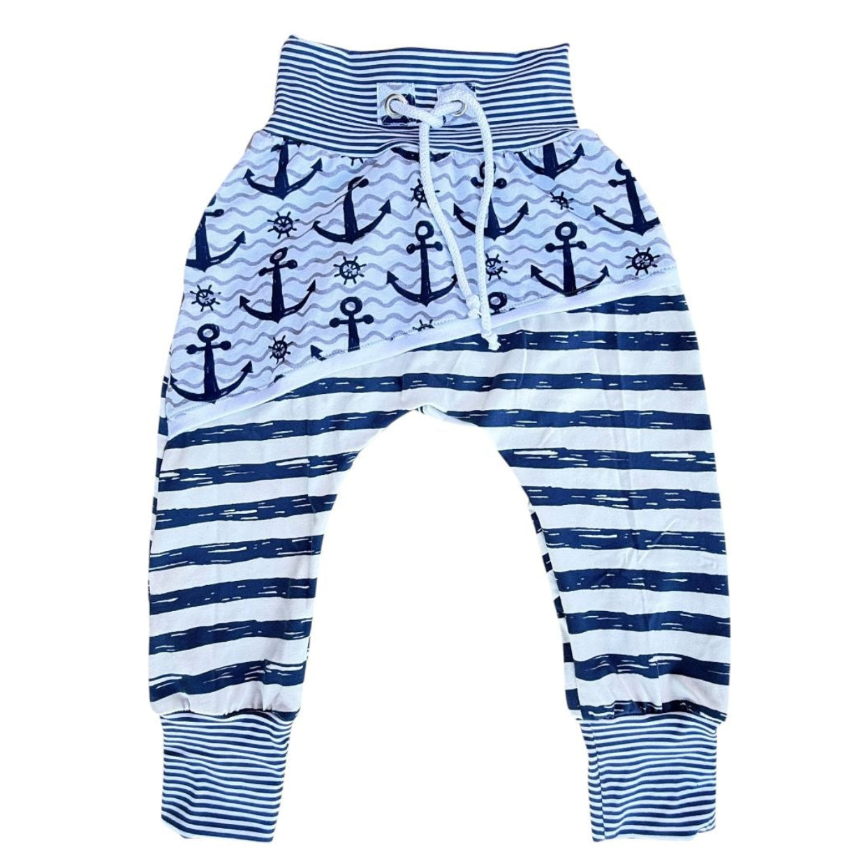 Pumphose Anker blau gestreift
