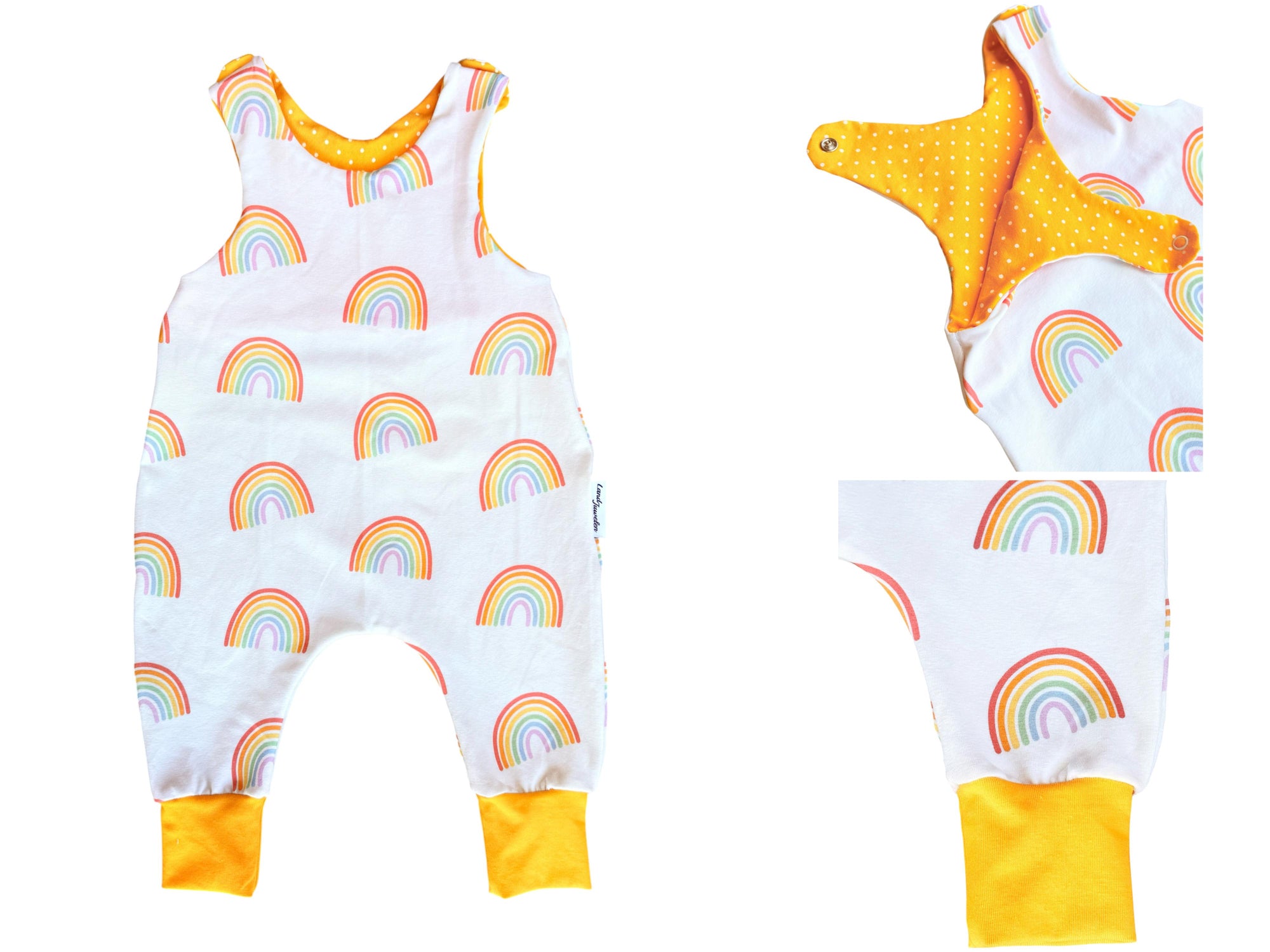 Regenbogen Strampler – bequem & bunt für kleine Entdecker 🌈