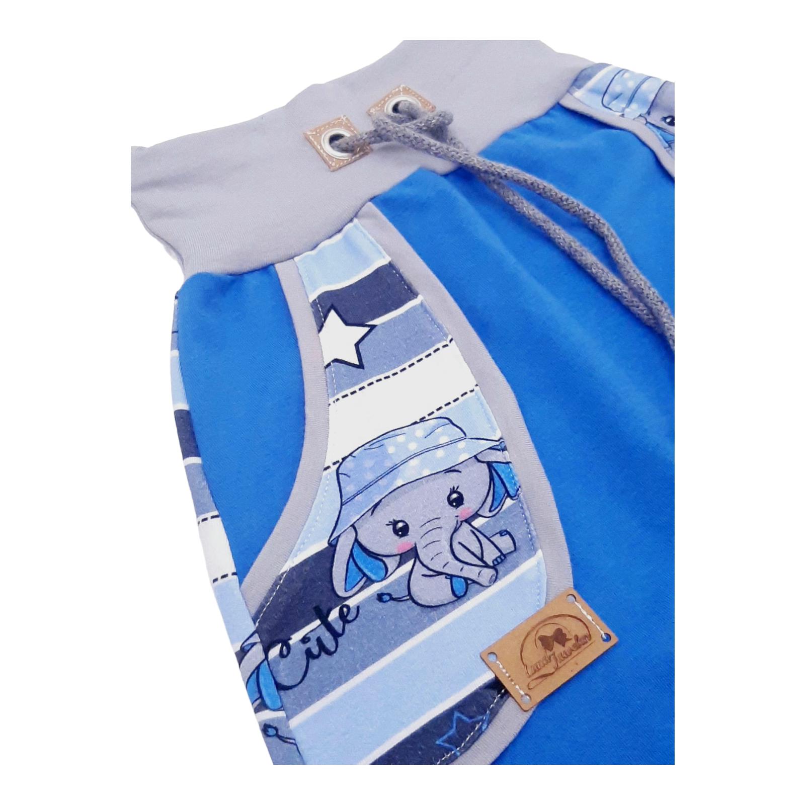 Set: Shirt + Pumphose Elefant blau