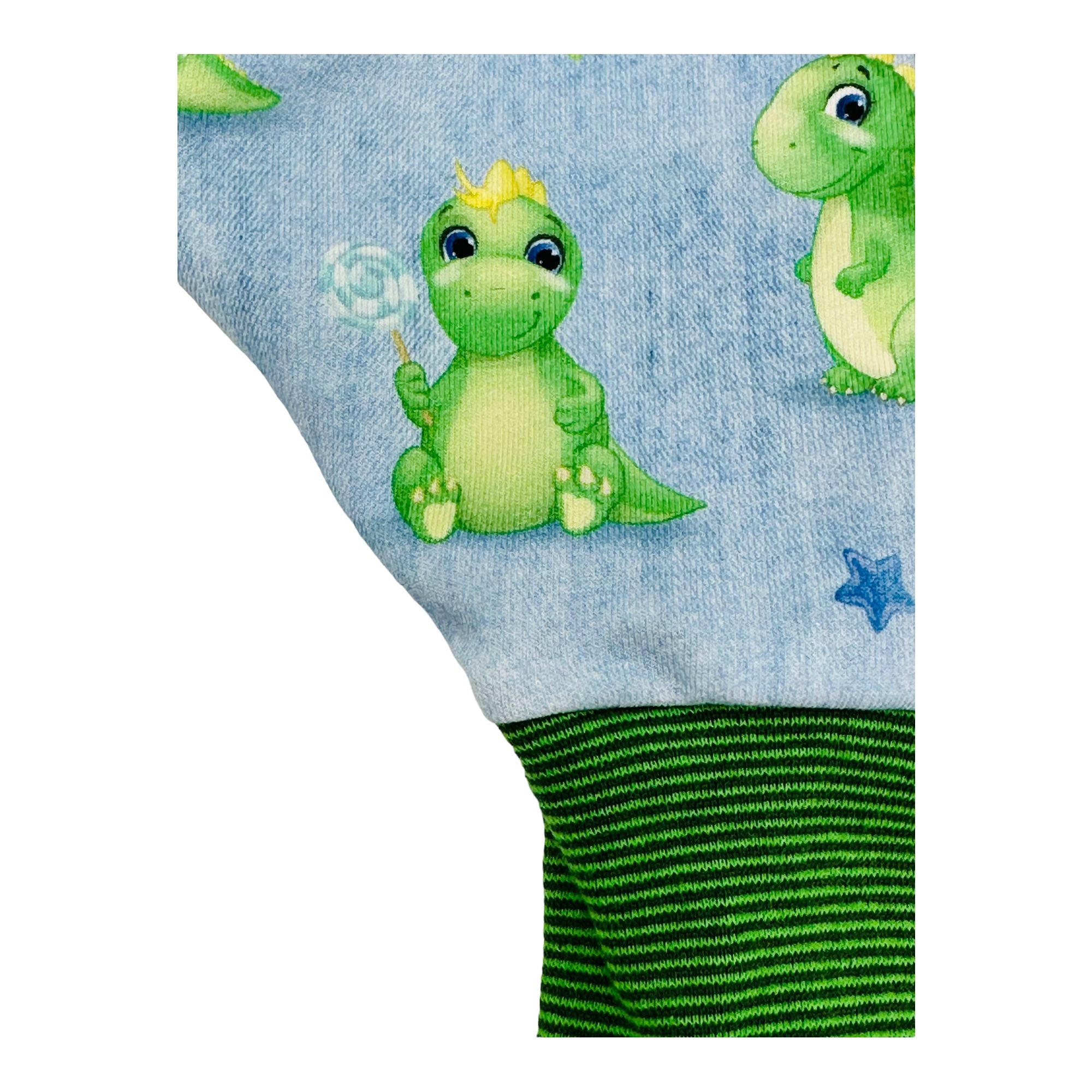 Pumphose Dino Drache blau grün Taufe Babyparty Geschenk